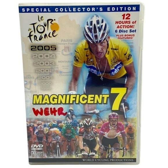Le Tour De France 2005 Magnificent 7 12 Hours of Action 6 Disc Set - Picture 1 of 4